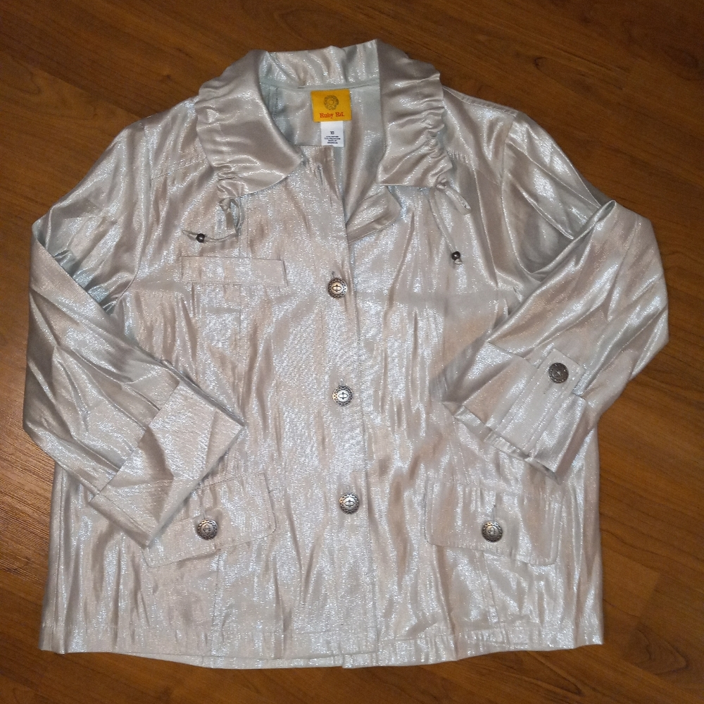 Nwot Ruby Rd. Lightweight Jacket/Cover Up - image 7